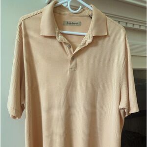 Tommy Bahama men’s striped polo shirt 37% MODAL 43% polyester